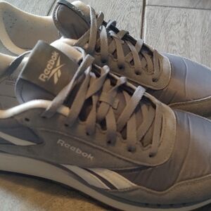 Reebok Men's Charcoal and White Sneakers